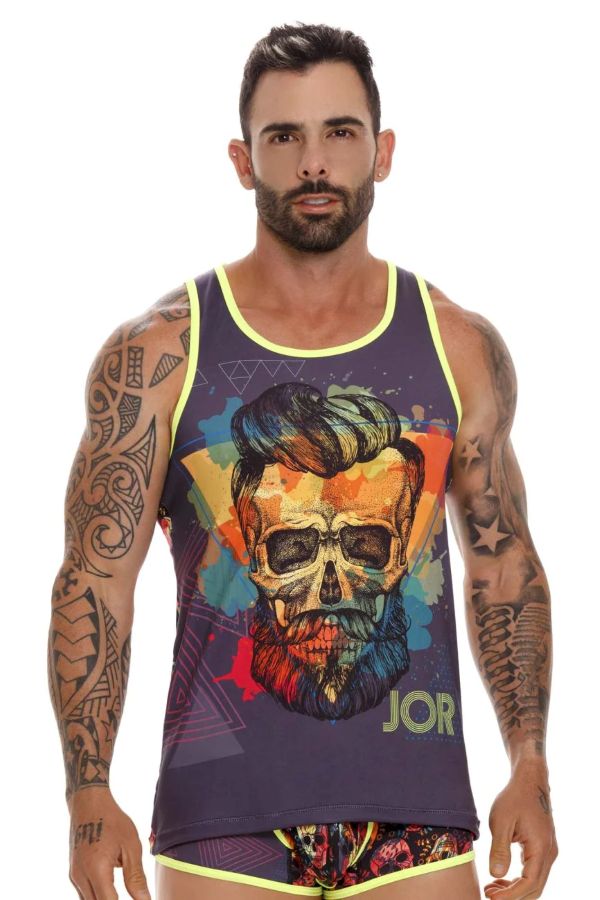 JOR 1657  Rivera Printed Tank Top