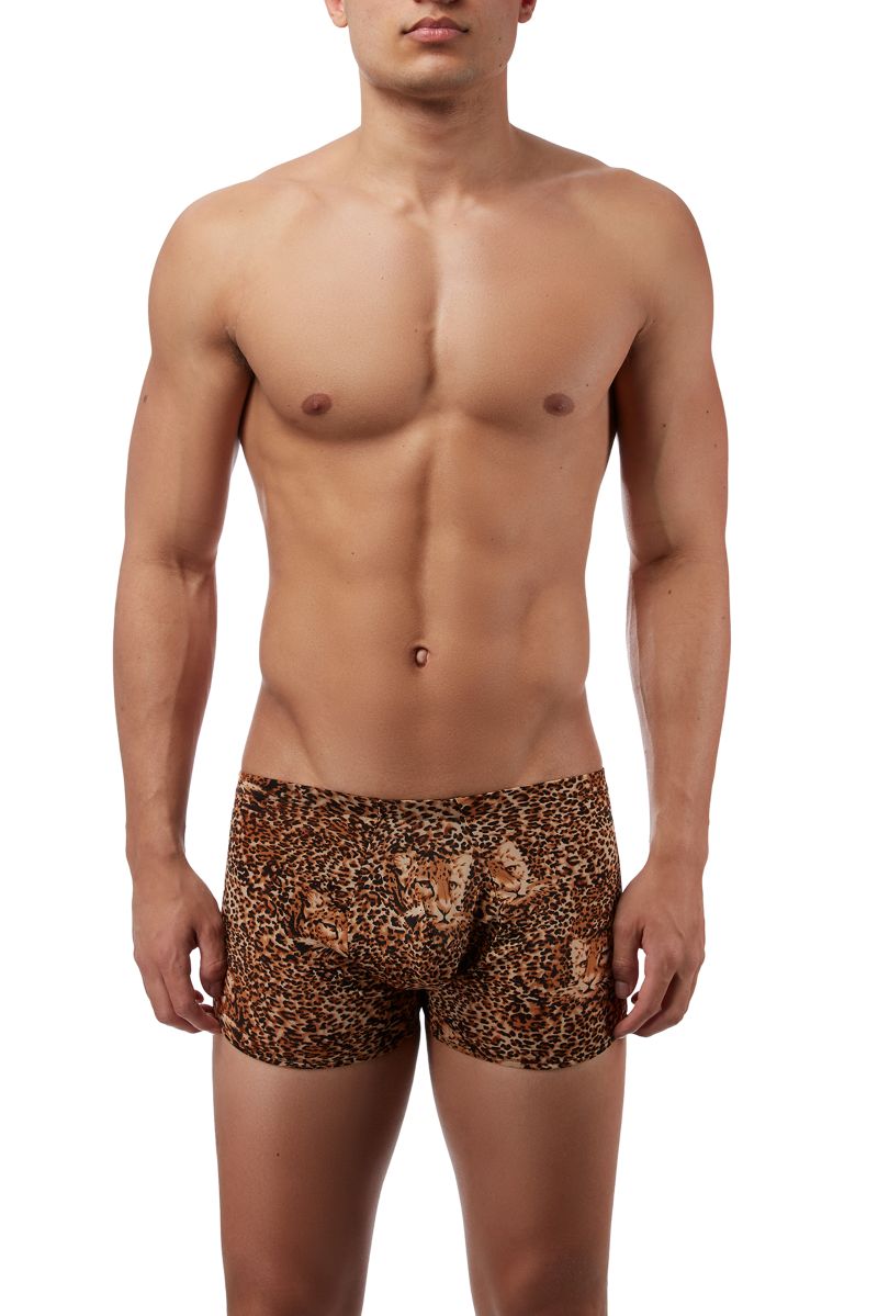 SM Male Power  Smooth Touch Cheetah Print Mini Boxer 153030