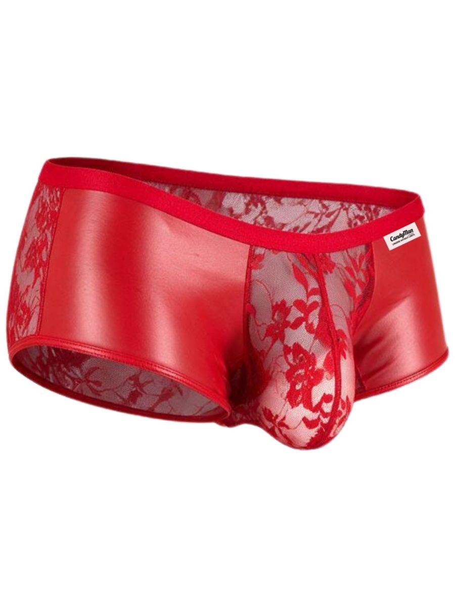 95008 Lace Trunks Color Red