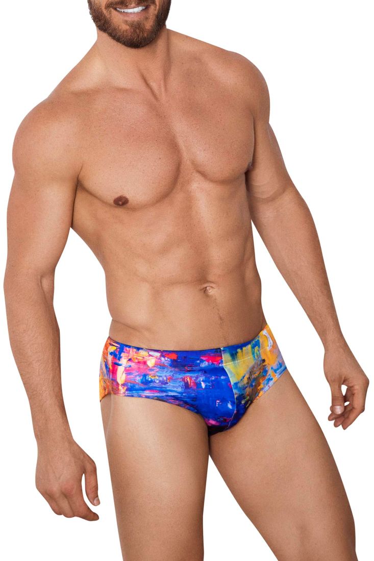 Clever 0913 Priceless Swim Briefs Blue & Yellow