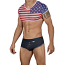 Candyman 99443 American Crop-Top Two piece set