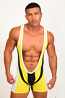 Pistol Pete Low Cut Mesh Singlet Bodysuit TK260-282