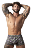Male Power 148-303 Gridlocked Strappy Back Short 