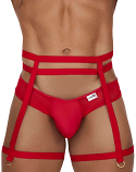 Candyman Two Piece Garter Thongs 99677