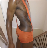 Candyman Guilty Orange Singlet 9643