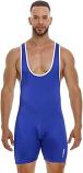 JOR Blue One Piece Wrestling Body Suit 2133